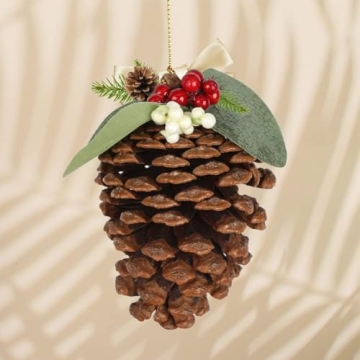 JOHOUSE Natural Pine Cones for Seasonal Decor and Crafts