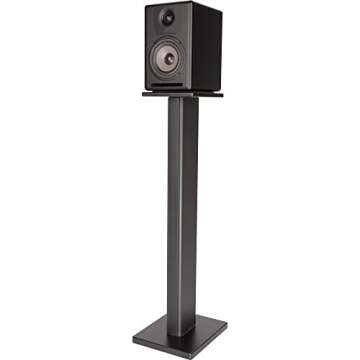 DR Pro DRPRO SMS1BK Wood Studio Monitor Stand (Pair) BLACK