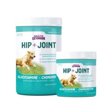 Dog Joint Supplement with Glucosamine & Chondroitin - 8 Oz