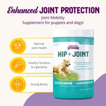 Dog Joint Supplement with Glucosamine & Chondroitin - 8 Oz