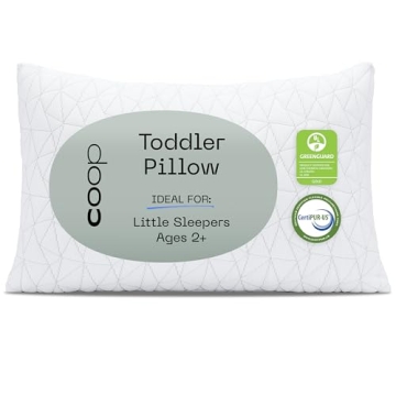 Adjustable Toddler Pillow by Coop Home Goods for Comfort