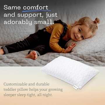 Adjustable Toddler Pillow by Coop Home Goods for Comfort
