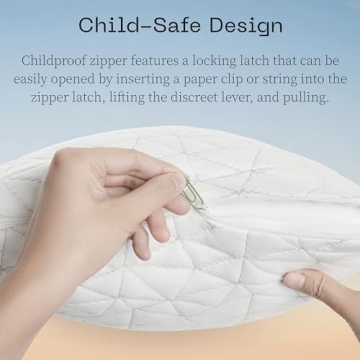 Adjustable Toddler Pillow by Coop Home Goods for Comfort