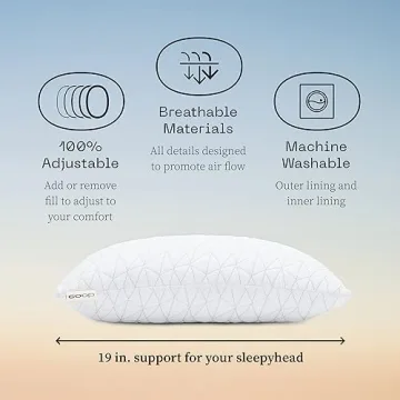 Adjustable Toddler Pillow by Coop Home Goods for Comfort