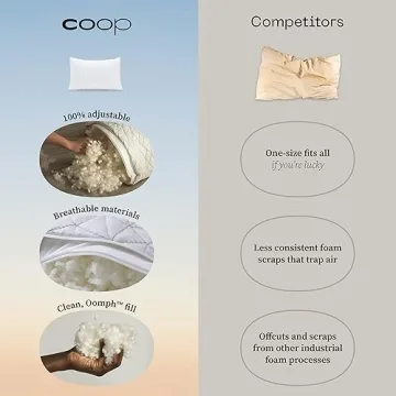 Adjustable Toddler Pillow by Coop Home Goods for Comfort
