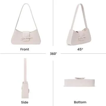 GETERUUV Shoulder Bags for Women Red Purse Burgundy Purse Coquette Bow Purse Trendy Red Shoulder Bag Leather Hobo Handbag