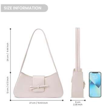 GETERUUV Shoulder Bags for Women Red Purse Burgundy Purse Coquette Bow Purse Trendy Red Shoulder Bag Leather Hobo Handbag