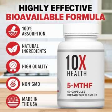 10X Health Methylated Multivitamin for Enhanced Health