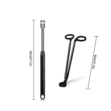 Vidisan Rechargeable Candle Lighter Wick Trimmer Set