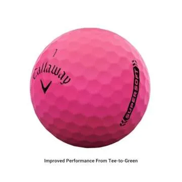 Callaway Golf Supersoft Golf Balls (2023 Version, Pink)