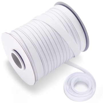 High-Quality Double Fold Bias Tape - 0.5 inch, 55 Yards for Quilting and Crafts