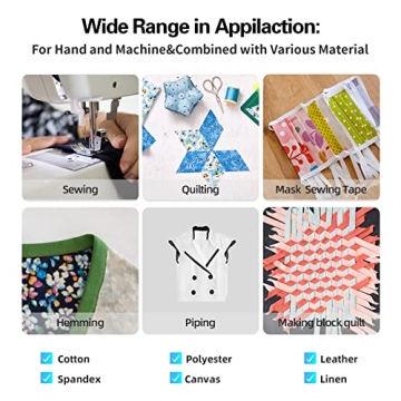 Double Fold Bias Tape - 55 Yards for Quilting & Crafting