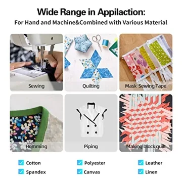 Double Fold Bias Tape - 55 Yards for Quilting & Crafting