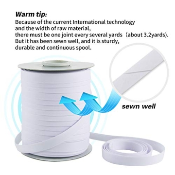 Double Fold Bias Tape - 55 Yards for Quilting & Crafting