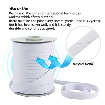 Double Fold Bias Tape - 55 Yards for Quilting & Crafting