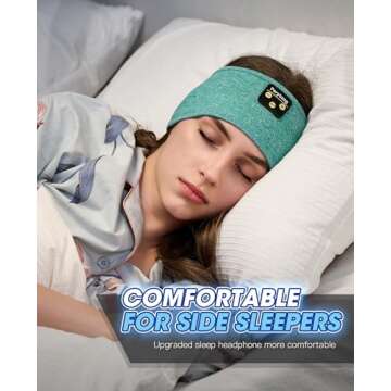 Comfortable Perytong Bluetooth Sleep Headphones for All