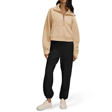 LASLULU Women's Fleece Lined Pullover for Fall Activities