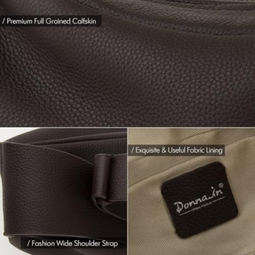 Stylish DONNAIN Leather Crossbody Sling Bag for Women