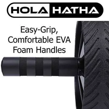 Compact HolaHatha Fitness Ab Roller for Effective Workouts