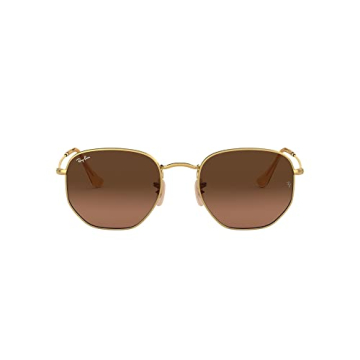 Ray-Ban Hexagonal Flat Lens Sunglasses - Stylish UV Protection