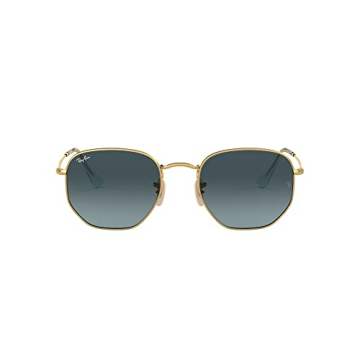 Ray-Ban Hexagonal Flat Lens Sunglasses - Stylish UV Protection