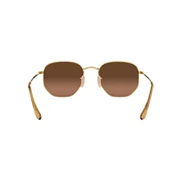 Ray-Ban Hexagonal Flat Lens Sunglasses - Stylish UV Protection