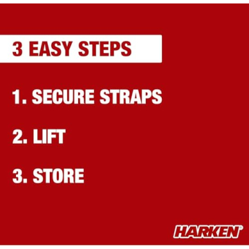 HARKEN Cargo Box Overhead Garage Hoist System 60lb Load