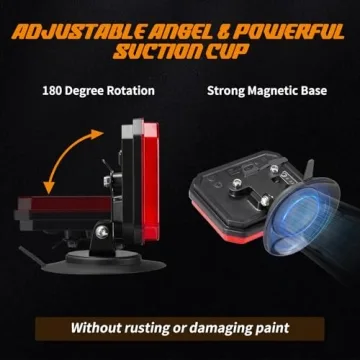 INHTGEAS Wireless Magnetic Trailer Lights for Towing