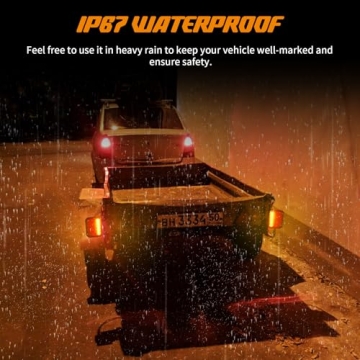 INHTGEAS Wireless Magnetic Trailer Lights for Towing