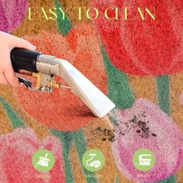 Dripykiaa Spring Coir Door Mat for Front Door