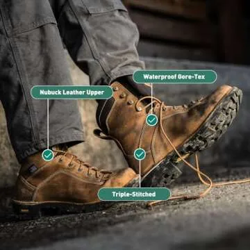 Danner Men's 17309 Quarry Waterproof Work Boot - Durable & Comfortable