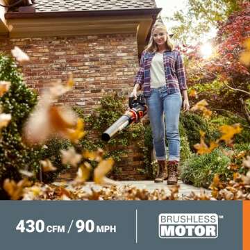 WORX 40V Cordless Leaf Blower with Battery & Charger