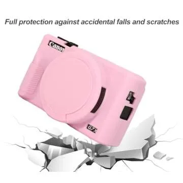 Pocoukate Canon G7X Mark III Silicone Case with Screen Protectors