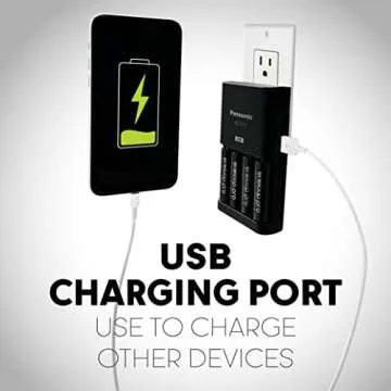 High-Capacity Eneloop Pro AA Batteries with CC75 Charger