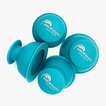 Riptide Cupping Set of 4 Cups for Sports & Therapy