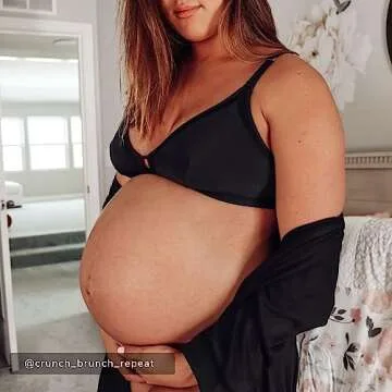 LIVELY Nursing Bralette | Soft Cups for Moms | Jet Black