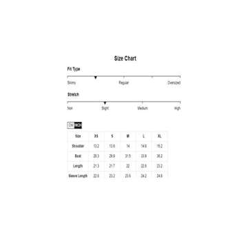 Floerns Women's Mock Neck Long Sleeve T Shirt Top Black S