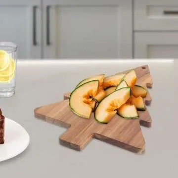 Amosfun Christmas Tree Charcuterie Board for Festive Serving