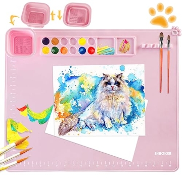 SHNOKER Silicone Craft Mat - Super Large & Efficient Design for Creative Projects