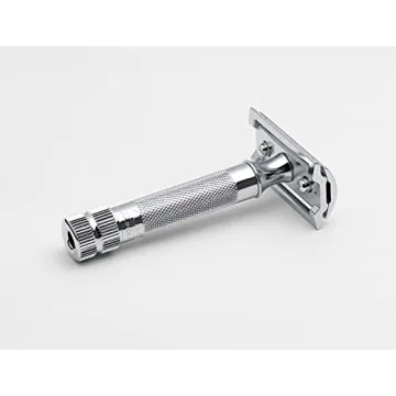 Merkur Mk34c Double Edge Razor with Heavy Duty Short Handle