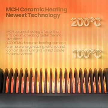 YAPOY Portable Cordless Hair Straightener with Quick Heating