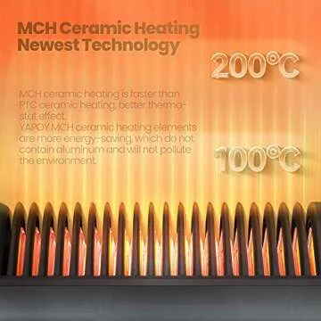 YAPOY Portable Cordless Hair Straightener with Quick Heating