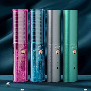 YAPOY Portable Cordless Hair Straightener with Quick Heating