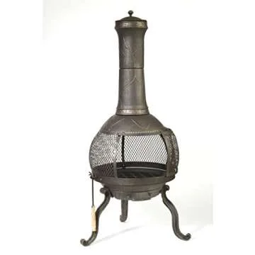 Deckmate Sonora Outdoor Chimenea Fireplace Model 30199