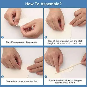 Glitter Birthday Photo Booth Props Set - Easy & Fun Decorations