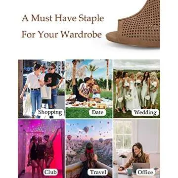 Stylish Coutgo Heels for Women Open Toe Ankle Strap Footwear