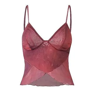 Xineicy Camisole for Women Y2K Crop Top Sexy Spaghetti Strap Sleeveless Cami Top Halter Top Backless Summer Tops