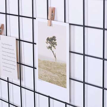 Kaforise Wire Wall Grid Panel for Photos & Organization
