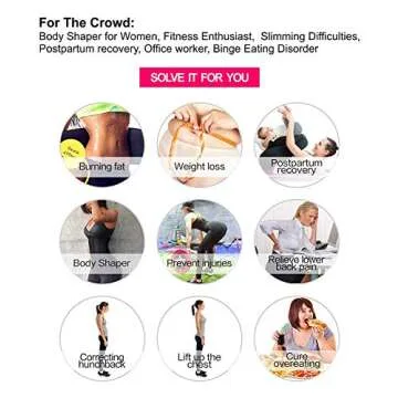 YIANNA Latex Waist Trainer for Women - Tummy Control Corset