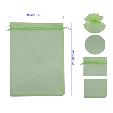 Ankirol 100pcs Sheer Organza Favor Bags - Versatile Gifts